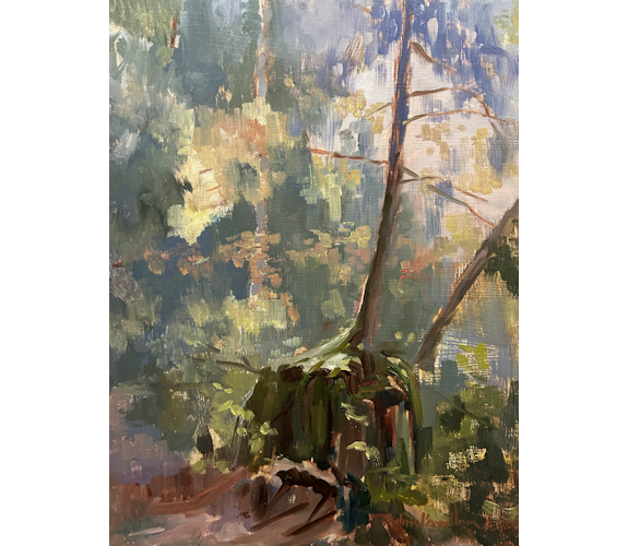 "Nurse Tree plein air" - Jon Bradham